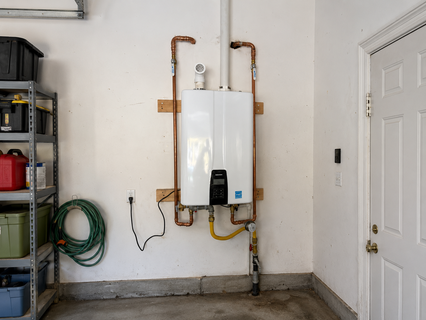 Before: water heater replacement by So-Cal Plumbing
